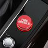 Universal Car Cigarette Lighter Button Cover Interior Accessories Red Fire Missile Eject Button Car Cigarette Lighter Plug 12V