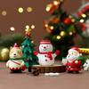 Environmental Christmas Animal Figurine Creative Table Decoration Christmas Resin Doll  Fireplace
