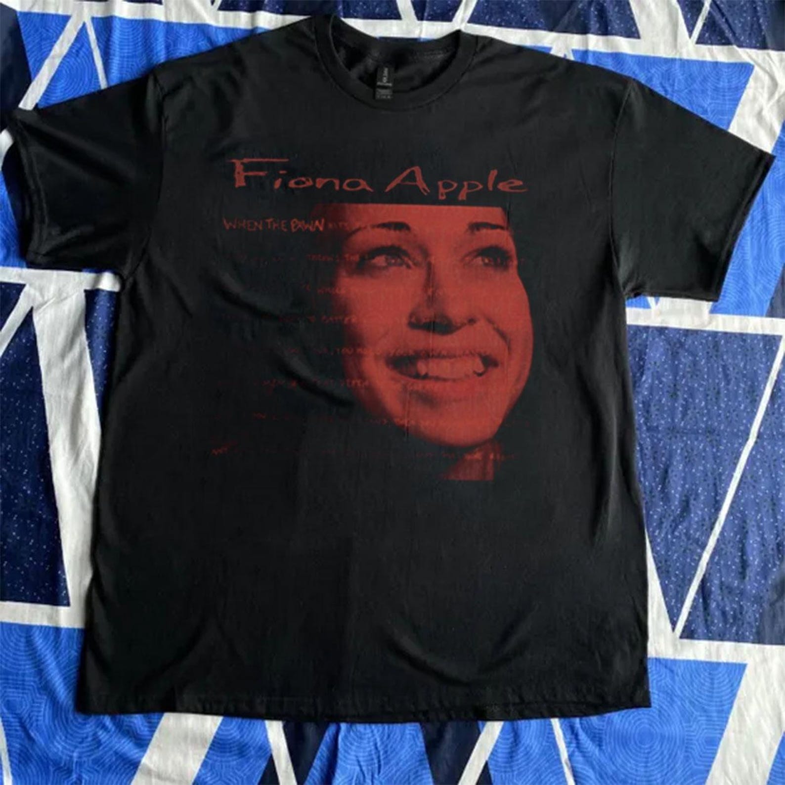 Fiona Apple Shirt, 90s Indie pop, When the pawn, unisex shirt, graphic tee, music lover 3XL