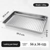304 Stainless Steel Perforated Rectangular Tray