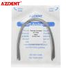 10 Stück/Packung AZDENT Dental Super Elastisch Wärme Thermisch Aktiviert Niti Kieferorthopädische Bogendrähte Ovale Form Bogendraht Rechteckig / Rund
