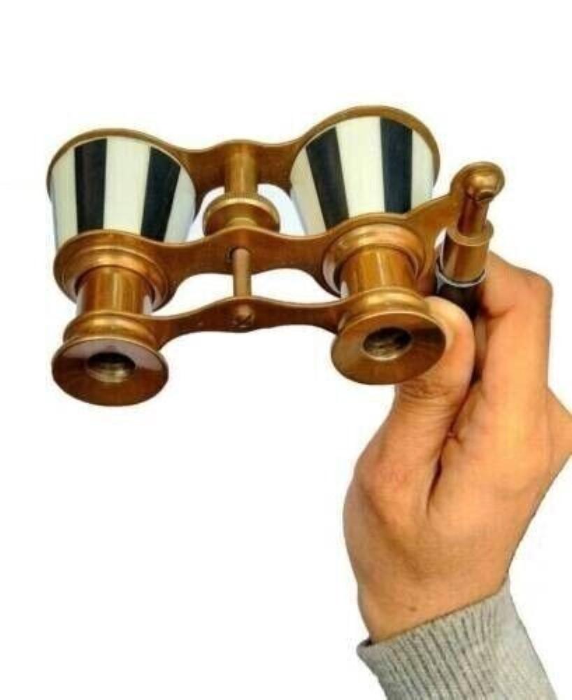 

Морський латунний дизайнерський бінокль Морський вінтажний подарунок Антикварний подарунок на Хелловін M аеро