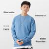 TonLion Men's Double-Strand Heavy Knit Round Neck Pullover Sweater
