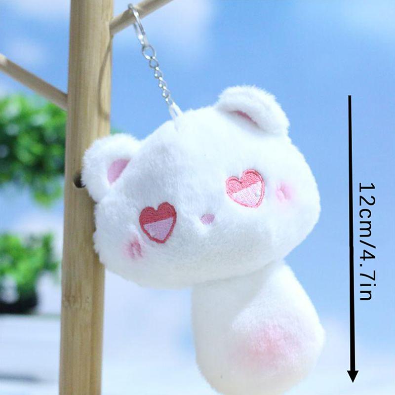 1PCS 4 Colors 12CM Cats Stuffed TOYS Keychain Cat Gift Plush TOY DOLL For Kid Party Birthday Plush Toys For Girl