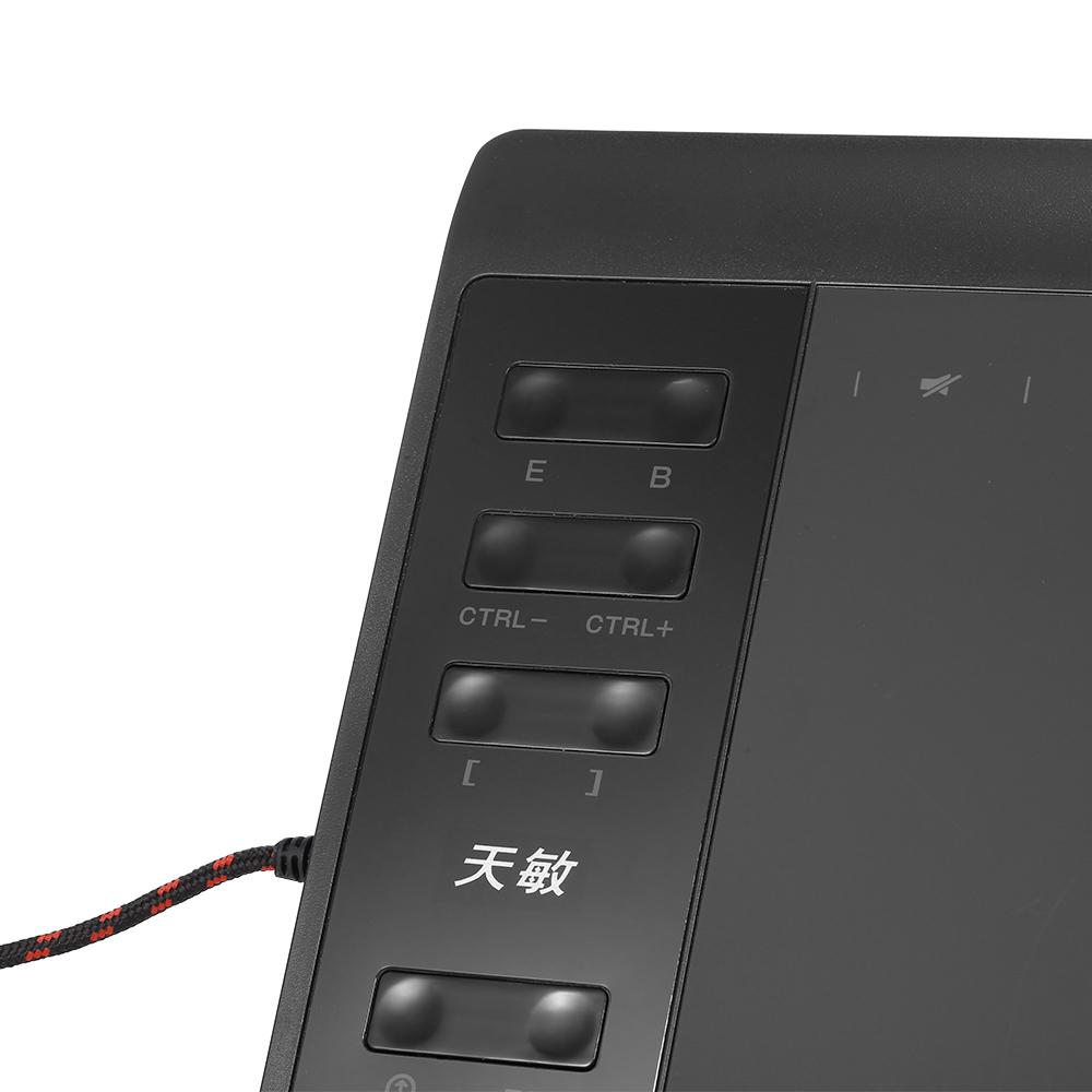 10moons 1060 Plus Graphic Tablet 10*6 inch Large Board Exclusive Phone Painting Area with 8192 Levels Pressure Passive