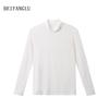 Northern Deer Women's Soft Base Layer Shirt - Autumn/Winter Half-High Collar, Skin-Friendly, Comfortable, New Style (M96D0232).