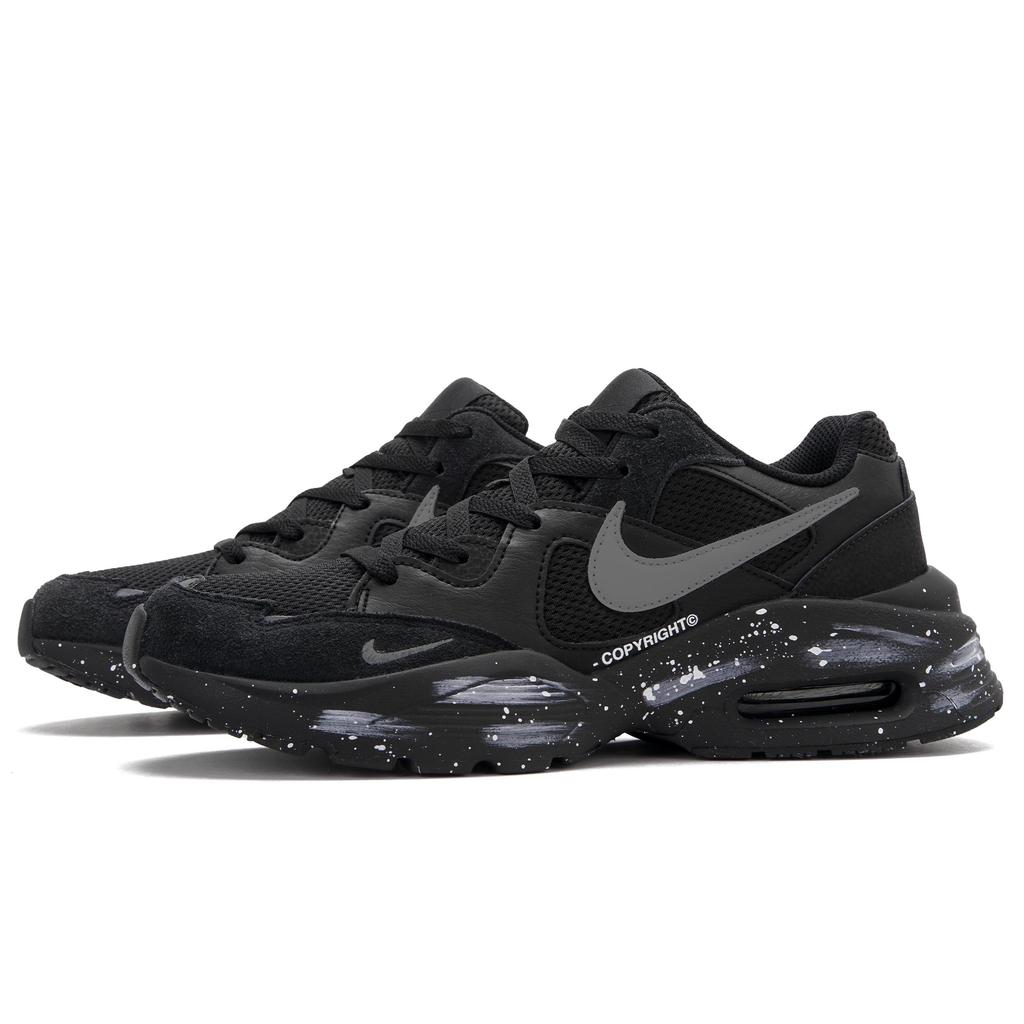 Nike Air Max Fusion Low top Running Shoes Unisex Black CJ1670-001(Team1622-xx)
