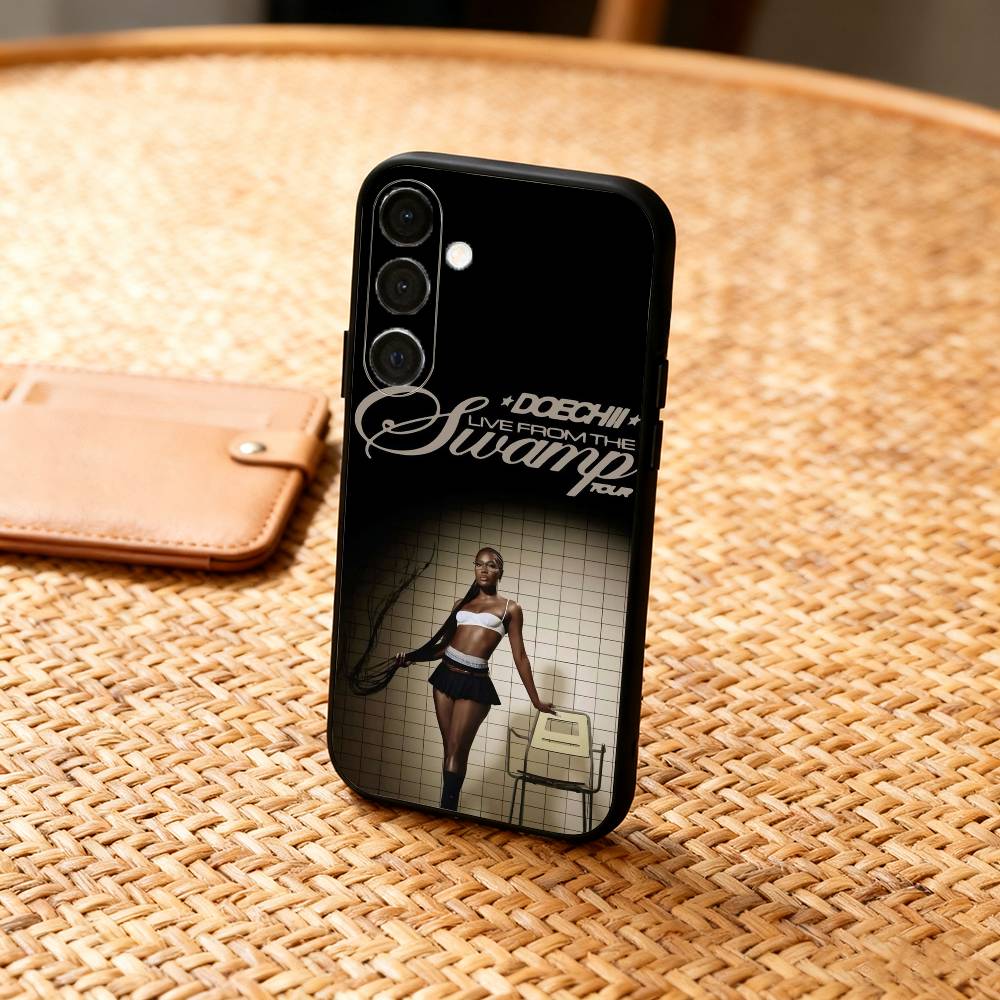 Rapper D-Doechii Phone Case For Samsung A73,72,71,53,52,51,22,91,80, Soft Black Cover