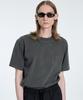 IL CORSO Washed Pocket Short Sleeve T-Shirt Charcoal Gray