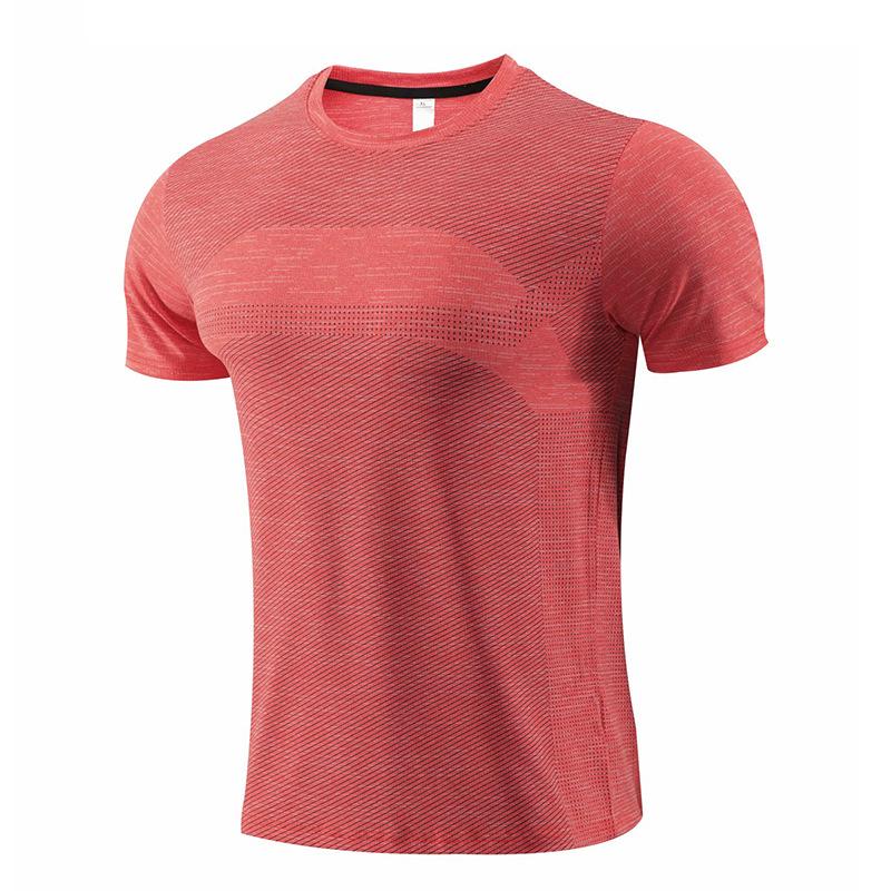 Men's 3D Three-dimensional Printing Fitness Running Training Short-sleeved Tight Elastic Sweat-wicking Quick-drying Clothes