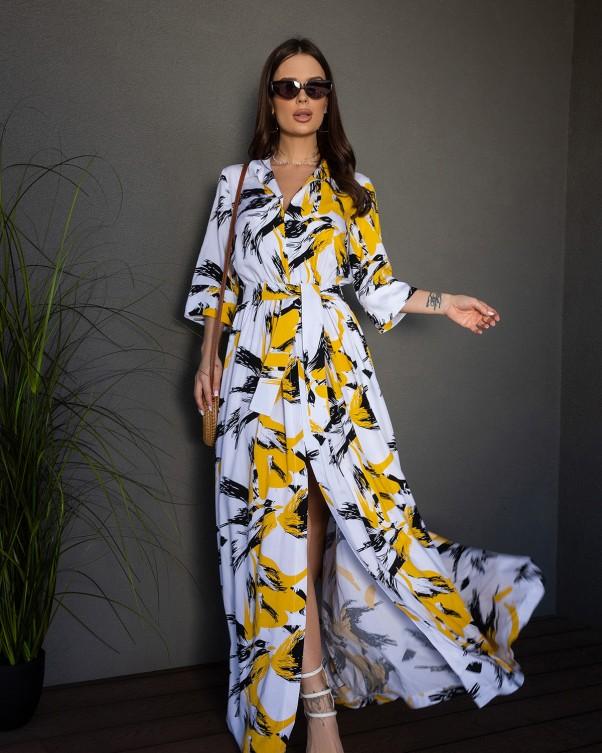 Long Cotton Dress ISSA PLUS