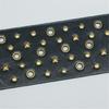 Pin Buckle Waist Belt with Rivet Adjustable Waist Belt for Women Jean Skirt Coat