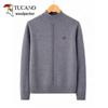 Women's Solid Color Mock Neck Knit Sweater
