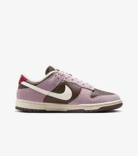 HM0987-200 Nike Women's Dunk Low Cacao Wow and Pink Foam (Women's)