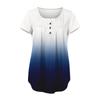 Women's Short Sleeve Tunic Loose Tops Casual Plus Size Tops Pleated Tunic Button Casual Summer Floral Tie Tops For Women