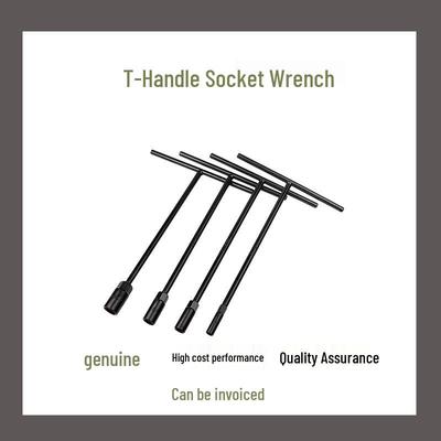 T-Handle Socket Wrench Set: 6-19mm Extended Hex Electric Motorcycle Repair Tool