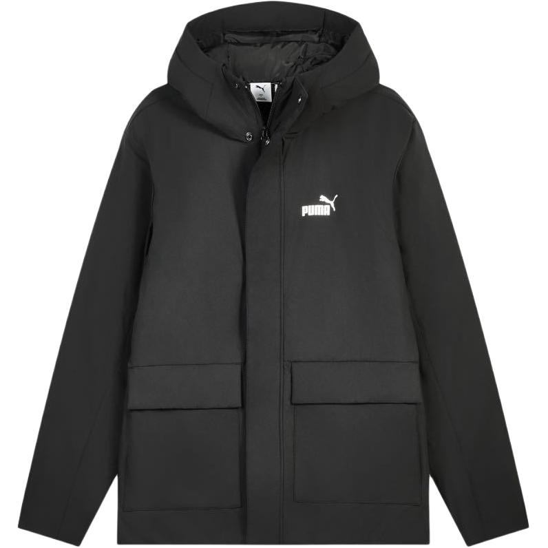 Puma Mfo Hooded Padded Waterproof Warm Zip-Up Long Sleeve Cotton Jacket Men jackets 695008-01 XL