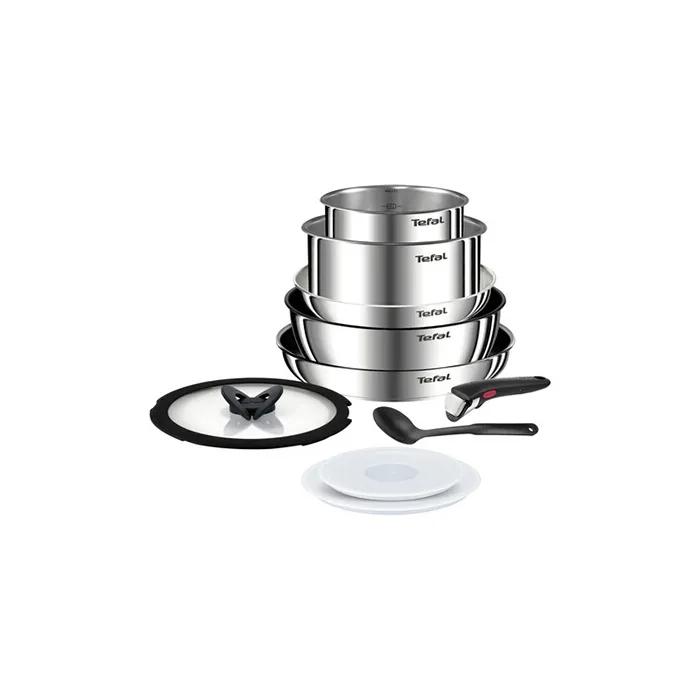 Tefal Ingenio Emotion Cookware Set Stainless Steel Silver