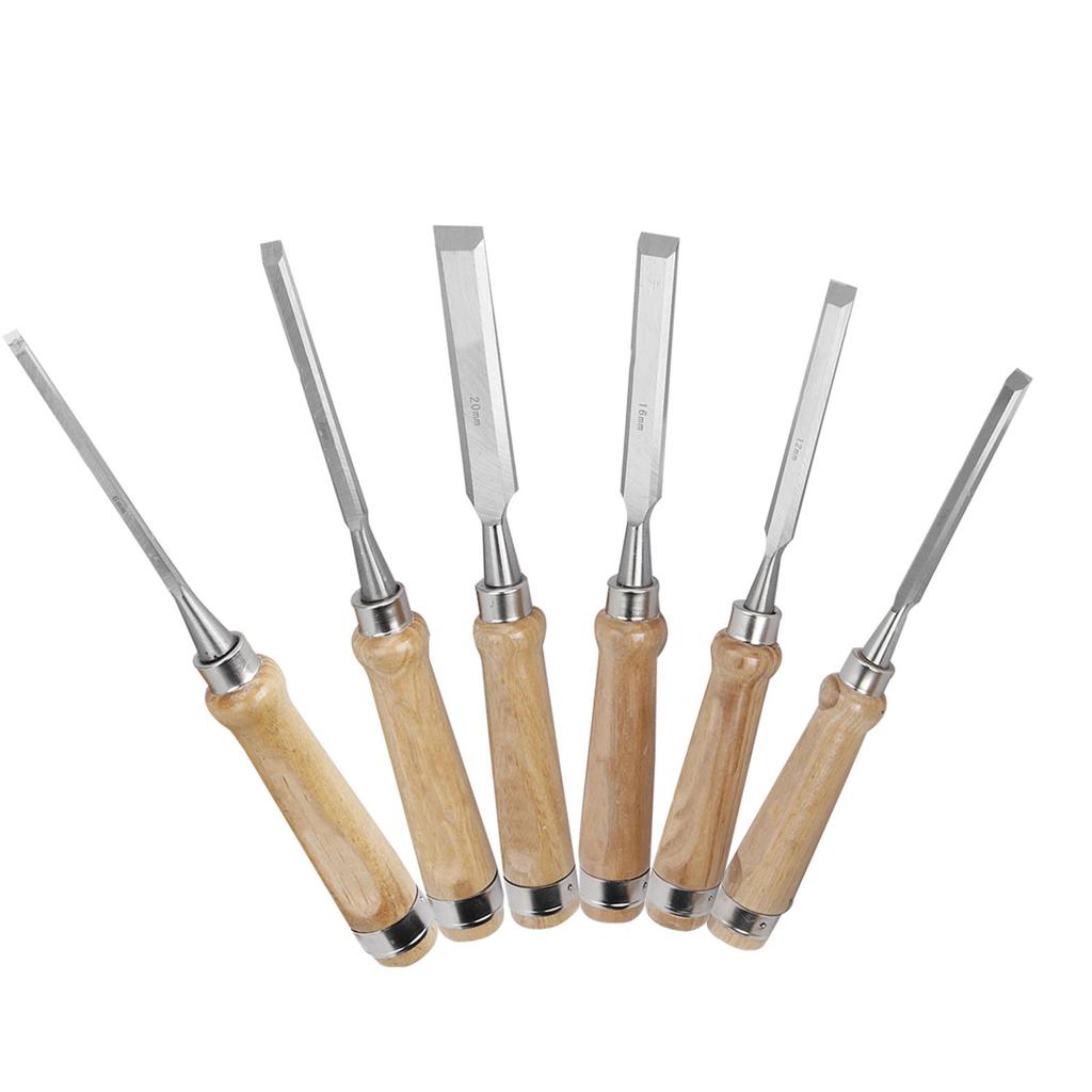 Wood Chisel Tool Set Woodworking Carving Knife Chisel Kit with Tool Bag for Carpenter