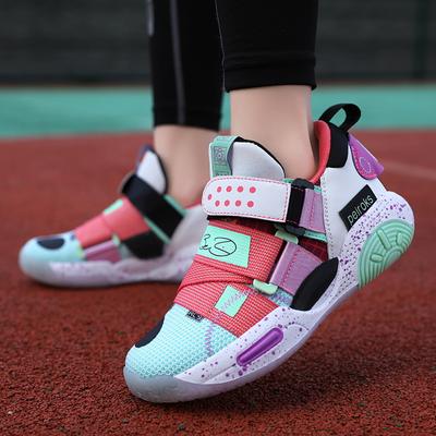 Adidași de baschet pentru copii Picioarele copiilor CuHK țesătură din plasă respirabilă adidași zburători pentru băieți de școală adidași antiderapanți