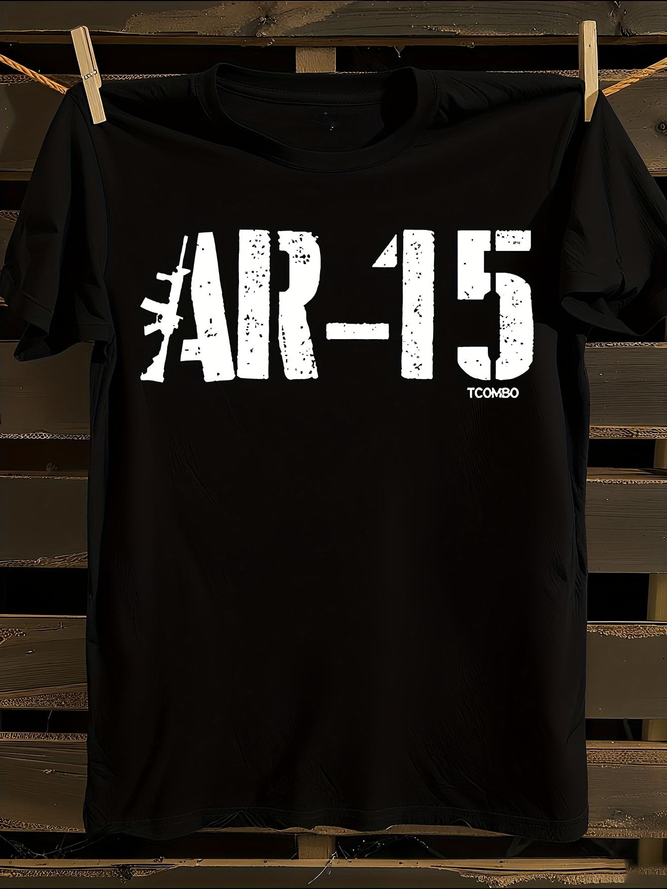 Vintage Tshirt Vintage AR-15 Rifle Graphic Tshirt M