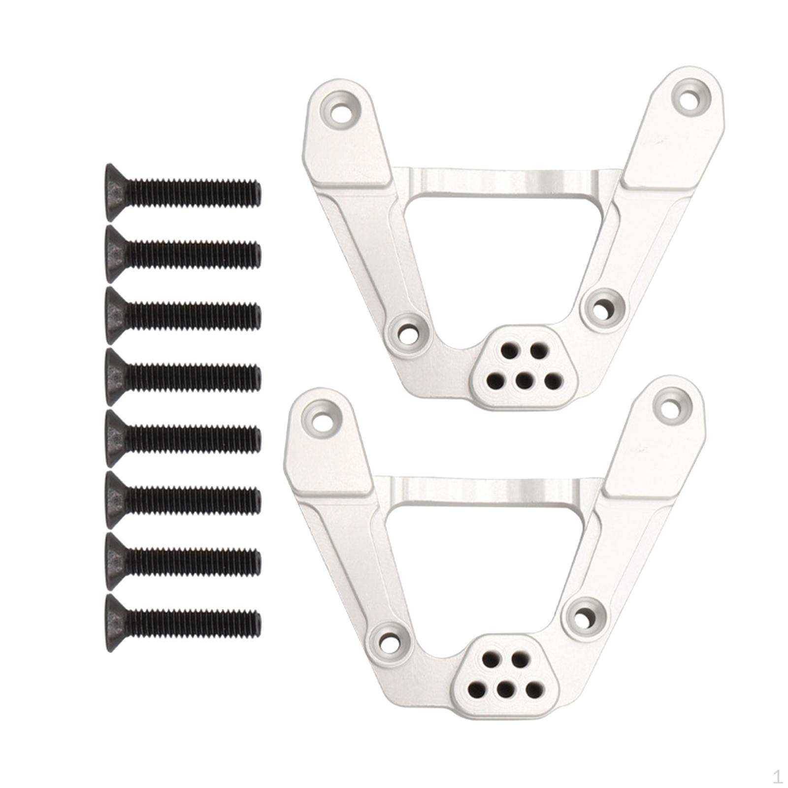 

1/6 Adjustable Rear Shock Absorber Towers Bracket Replacement Parts Assembly Aluminum Alloy срібний