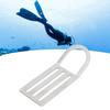 316 Stainless Steel D Ring Weight Belt Keeper Secure Fastening Belt Stopper Seawater Diving
