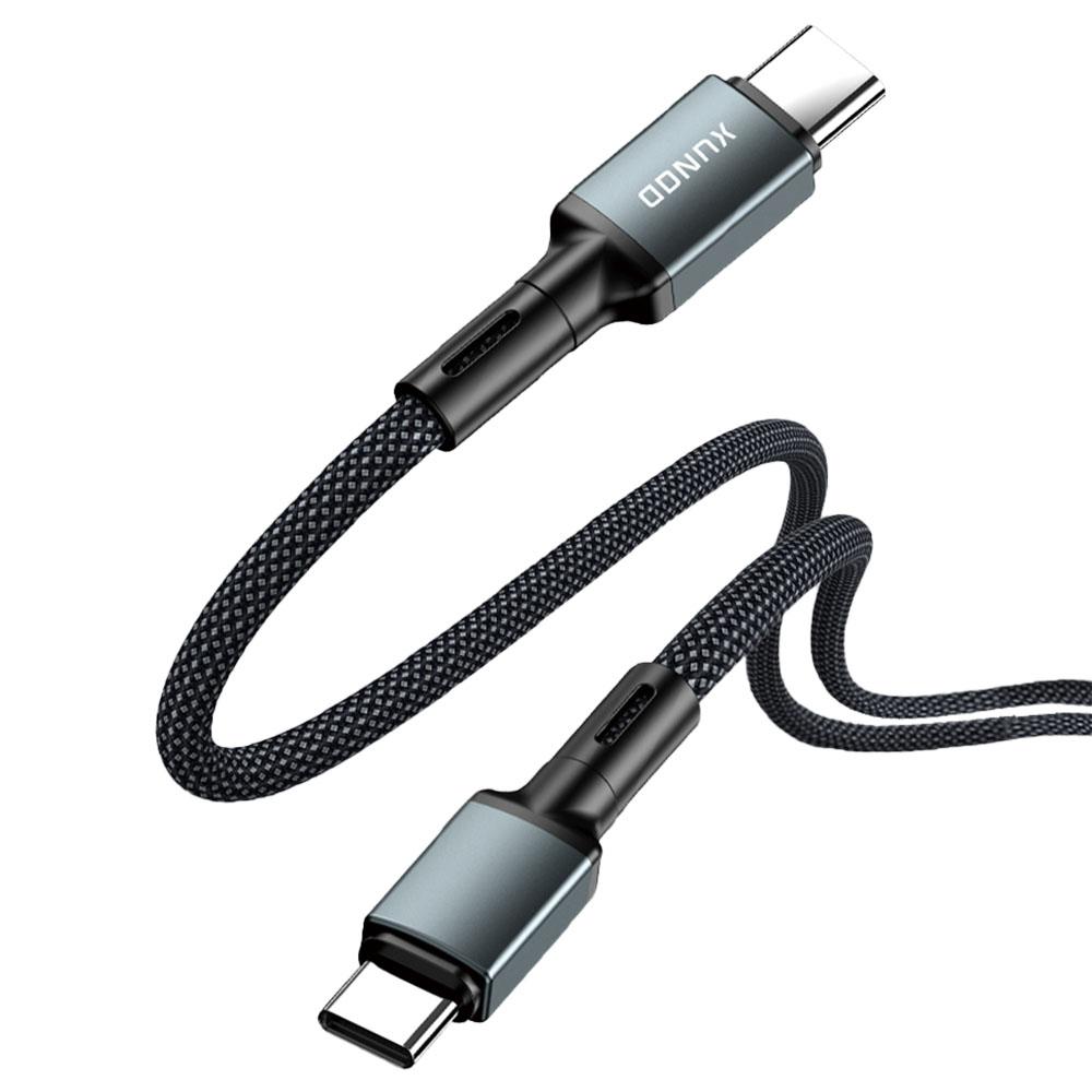 

XUNDD XDDC-033 1m Aluminum Alloy Braided USB-C to USB-C Data Cable Phone Fast Charging Wire A