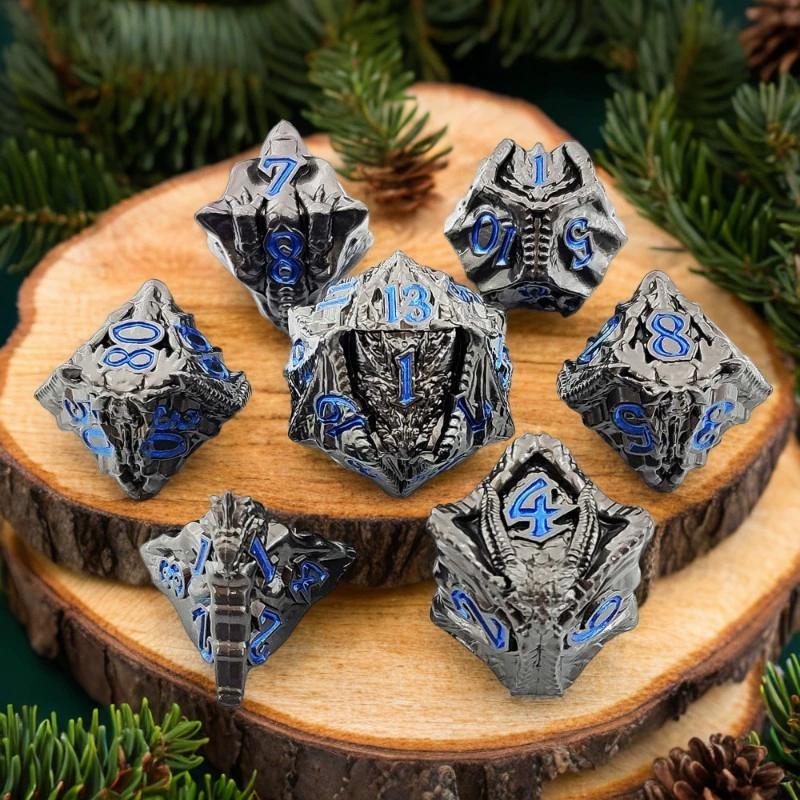 

Летающий Дракон Цельные Металлические DND Кубики Рельефный Дракон DND Dungeons and Dragons Настольная Игра COC Cthulhu Игровая Группа