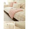 Bunny Cashmere Winter Plush Sofa Cushion Thickened Cushion Simple Modern Full Covered Cloth