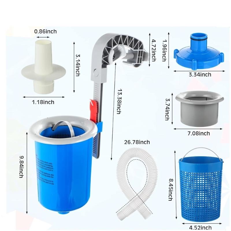 Household Pool Slag Stopper Surfacing Cleaner Swimming Pool Garbage Filter Maintenance Tool for Clean Water Quality