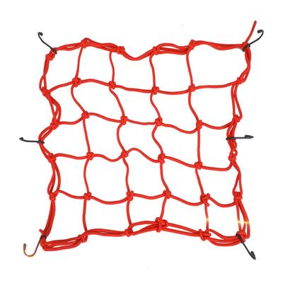 Touring Net, Bike Net, Motorcycle Supplies, 15.7 X 15.7 Inches (40 X 40 Cm), Cargo Net, Stretchable, Luggage Fixation (Red)