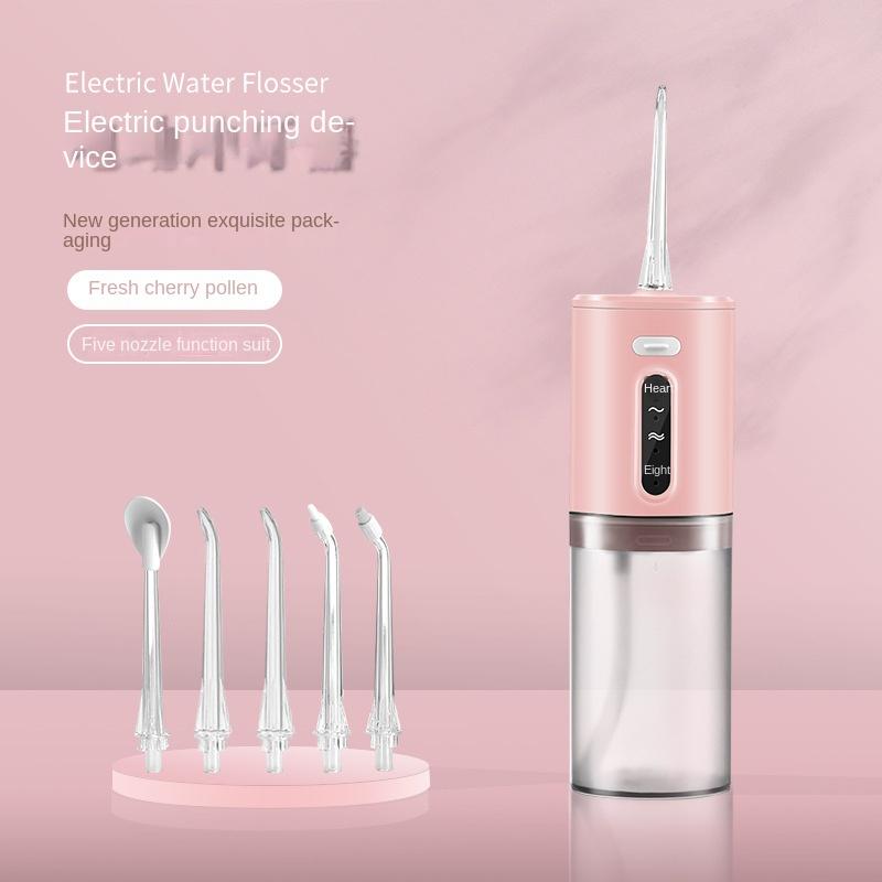 Portable Water Floss USB Rechargeable Oral Irrigator 280ML Electric Tooth Cleaning Device 3 Modes Waterproof Irrigator
