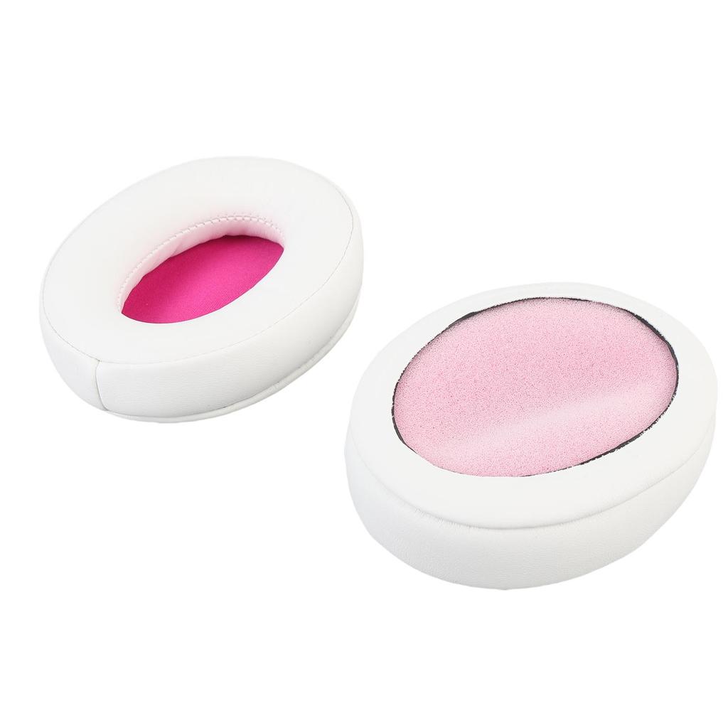 2 Pcs Headphone Ear Pads Comfortable Sound Insulation Protein Leather Headset Ear Cushions for ATH-M50X M40X M30X M50