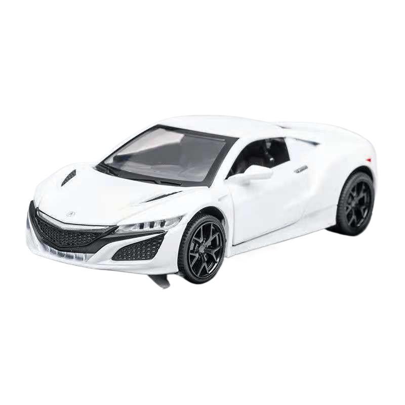 1/32 Honda Acura NSX Alloy Sports Car Diecasts & Toy Vehicles Metal Car Model Simulation Sound and Light Collection Childrens Toy Gift
