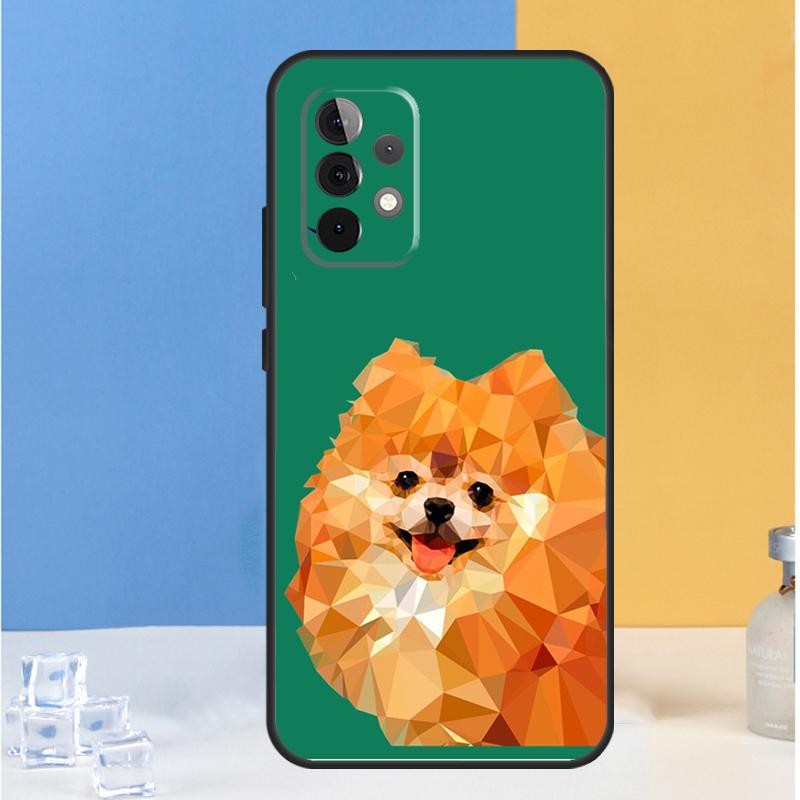 Cartoon Pomeranian Dog For Samsung Galaxy A13 A33 A53 A36 A26 A05 A06 A16 A54 A34 A14 A32 A52 A55 A35 A15 A56 Case