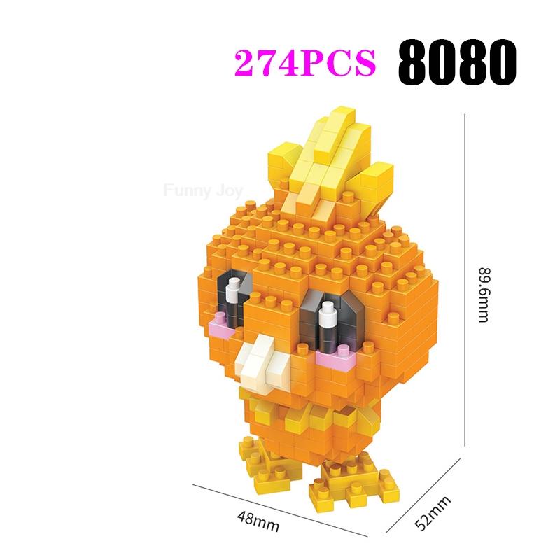 Funny Pokemon Building Blocks Assembly Anime Picachu Charizard Doll Blastoise Bulbasaur Gengar Pokémon Bricks Toy for Kid Gift