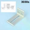 1/2 Piezas Soportes de Soporte de Placa de Capa de Marco de Perfil de Aluminio 2020 3030 4040 Piezas de Fijación Lateral Exterior