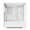 Sharkoon Mid Tower PC Case REBEL C60 RGB White Compatible with Standards Equipped with 4 ARGB Fans Glass REBEL C60 RGB WT Japanese Authorized