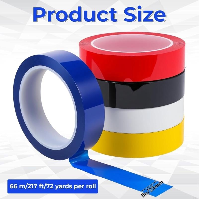 Waterproof Polypropylene Field Marking Tape for Safe Slip Resistant Sports Zones M4YD