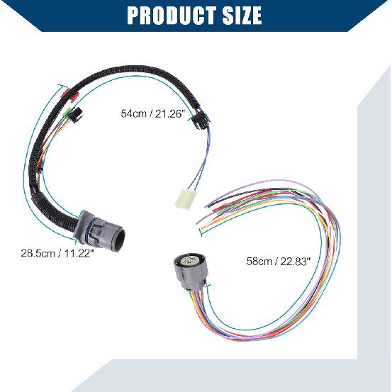 24200161 / Inner/Transmission Harness Repair for Chevy Blazer 1991-1993 / Durable/Plastic / 1 Set/Colorful