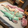 Entzückendes übergroßes Krokodil Plüschkissen Weiches Stofftier Spielzeug Kuschelfreund