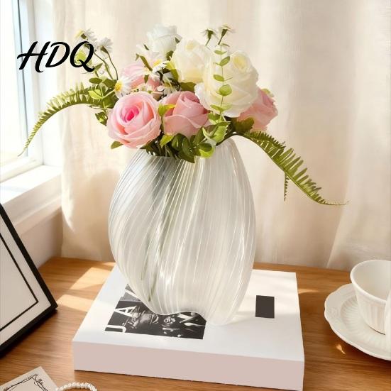 Modern Home Decor Accessories 3D Printed Irregular Vase Decorative Flower Minimalist Floral Arrangement Small Indoor Plant Containers Holder,