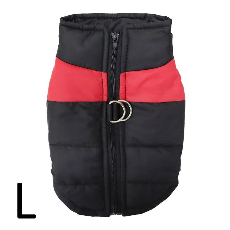 Waterproof Warm Dog Clothes Pet Coat Winter Vest Padded Zipper Jacket Dog Clothing for Small Medium Big Dogs Outfit
