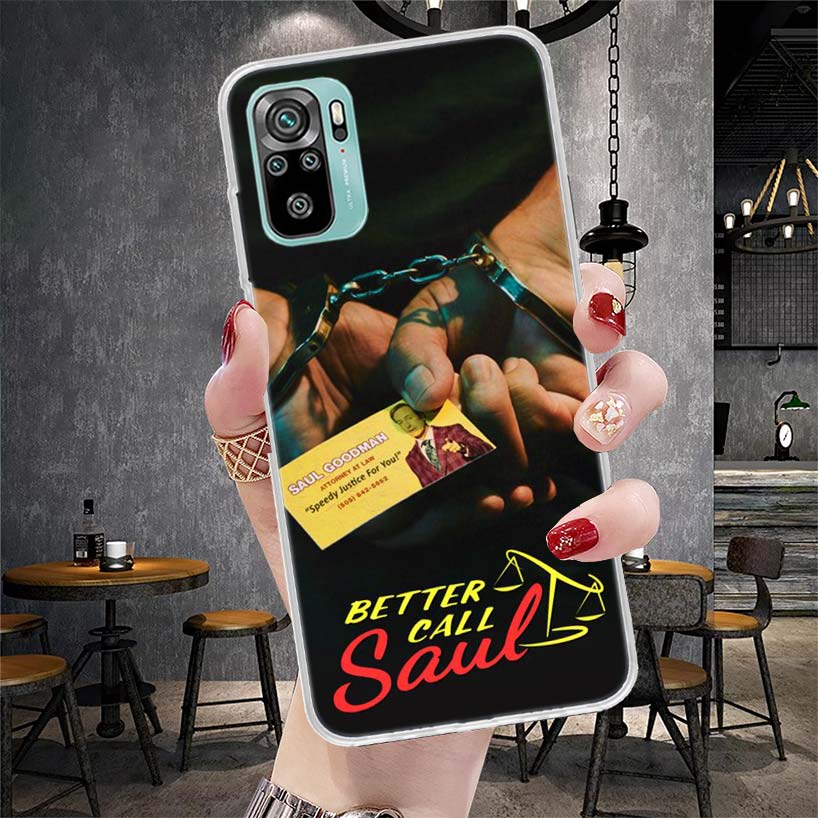 Better Call Saul TV Soft Phone Case For Xiaomi Redmi Note 15 14 14S 13 12 Pro Plus 12S 11 11S 11E 10 10S 11T 5G Fundas Coque Red