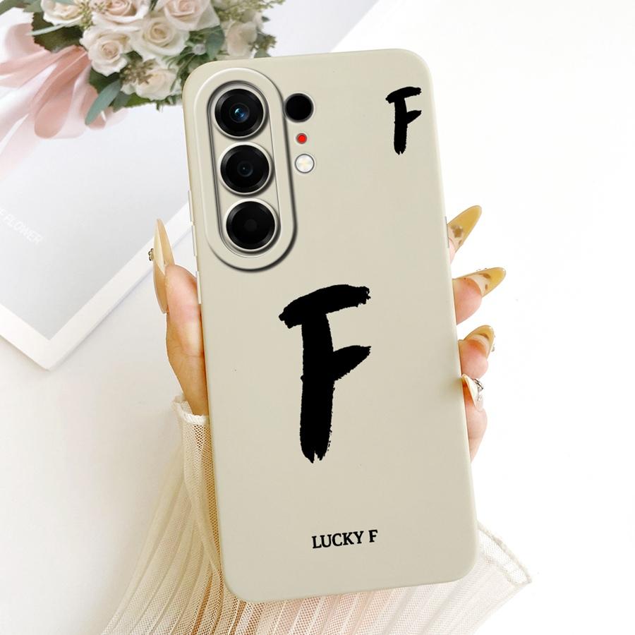 For Tecno Camon 50 Pro 4G Case Cover Lucky A-Z Letters Soft Silicone Coque Phone Case For Tecno Camon50 50Pro CN5C N5c Cases