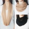 1PC Spring and Summer Scarf Women's Pullover Silk Scarf Versatile Neck Protector Fake Collar Women's Neck Cover Versatile Decorative Scarf Scarf Scarf