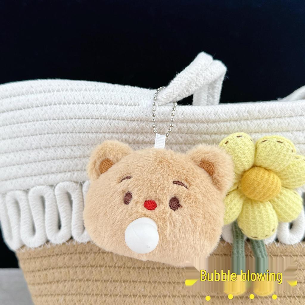 Heart Plush Doll Pendant - Cute Cartoon Gift for Best Friends & Students