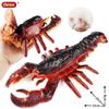 Oenux Ocean Animals Whale Shark Megalodon Crab Starfish Octopus Action Figures Soft Sea Life Model Educational Toy For Kids Gift