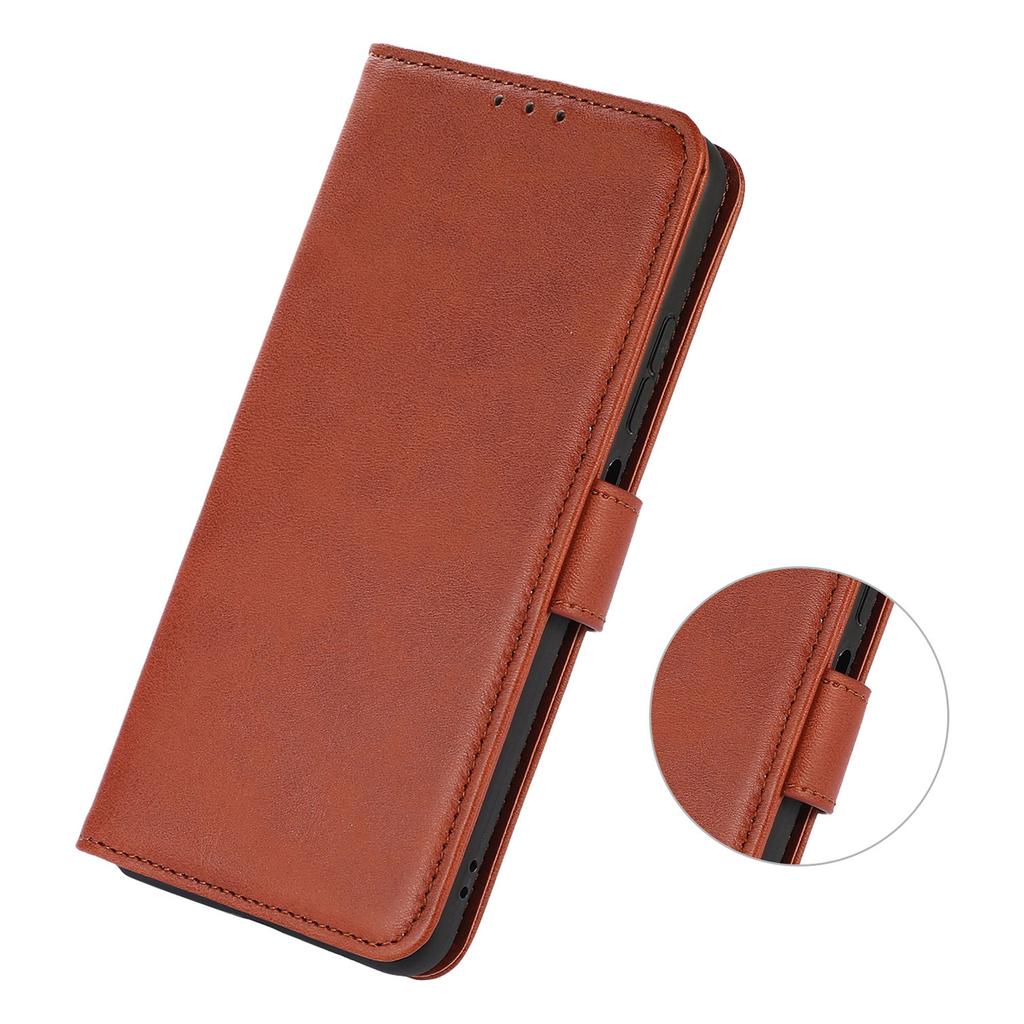 For Samsung Galaxy A56 5G Case Cowhide Texture Leather Wallet Phone Cover with Stand